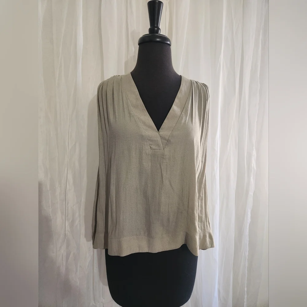 Free People Green Top SZ XS